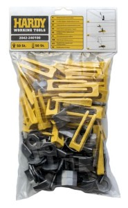 Hardy Klipsy 50 szt + Kliny 50 szt w woreczku