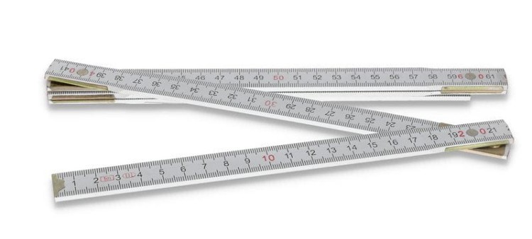 Miara drewniana składana 1m