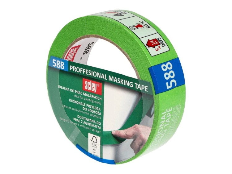 Taśma do odcinania kolorów 30mm x 33m Scley 588