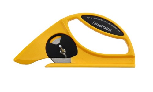 Nóż do cięcia wykładzin tworzyw z okrągłym ostrzem