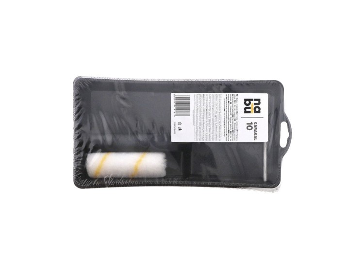 Zestaw do malowania Karakal 10 Wałek 10cm+Rączka+Kuweta NABU 5