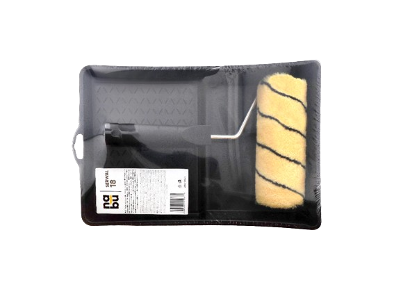 Zestaw malarski Serwal 18 Wałek 18cm+Kuweta+Uchwyt NABU 5