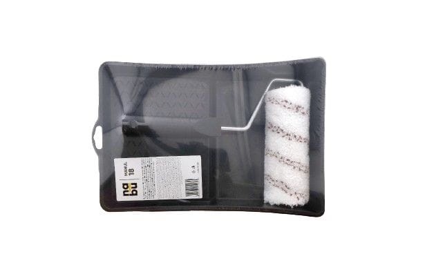 Zestaw malarski Manul 18 BEJCE Wałek 18cm+Uchwyt+Kuweta NABU 5