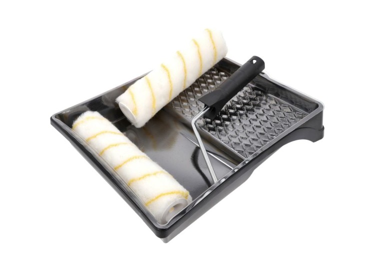 Zestaw malarski Ryś 25 Wałki 25cm+Kuweta+Wkładki+Uchwyt NABU 3