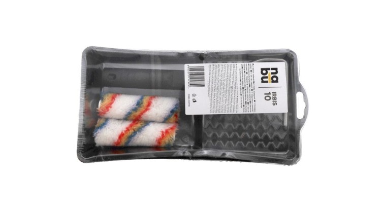 Zestaw malarski Irbis 10 ELEWACJE 2xWałek 2xWkładka Kuweta NABU 5