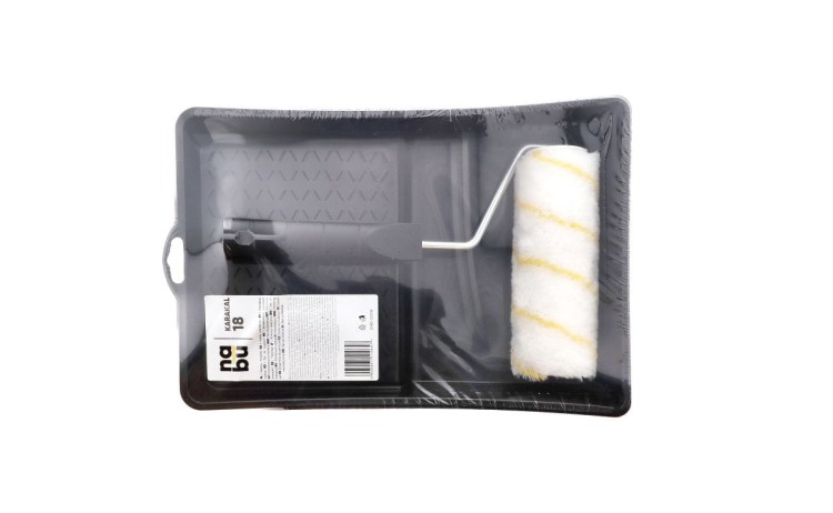 Zestaw do malowania Karakal 18 Wałek 18cm+Rączka+Kuweta NABU 2