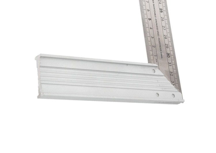 Kątownik stolarski nierdzewny 350mm Hardy zdjęcie 5