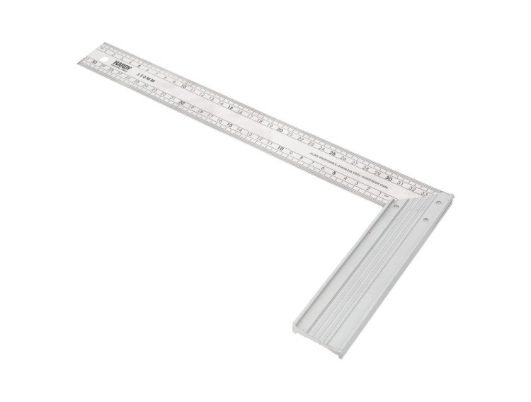 Kątownik stolarski nierdzewny 350mm Hardy zdjęcie 2