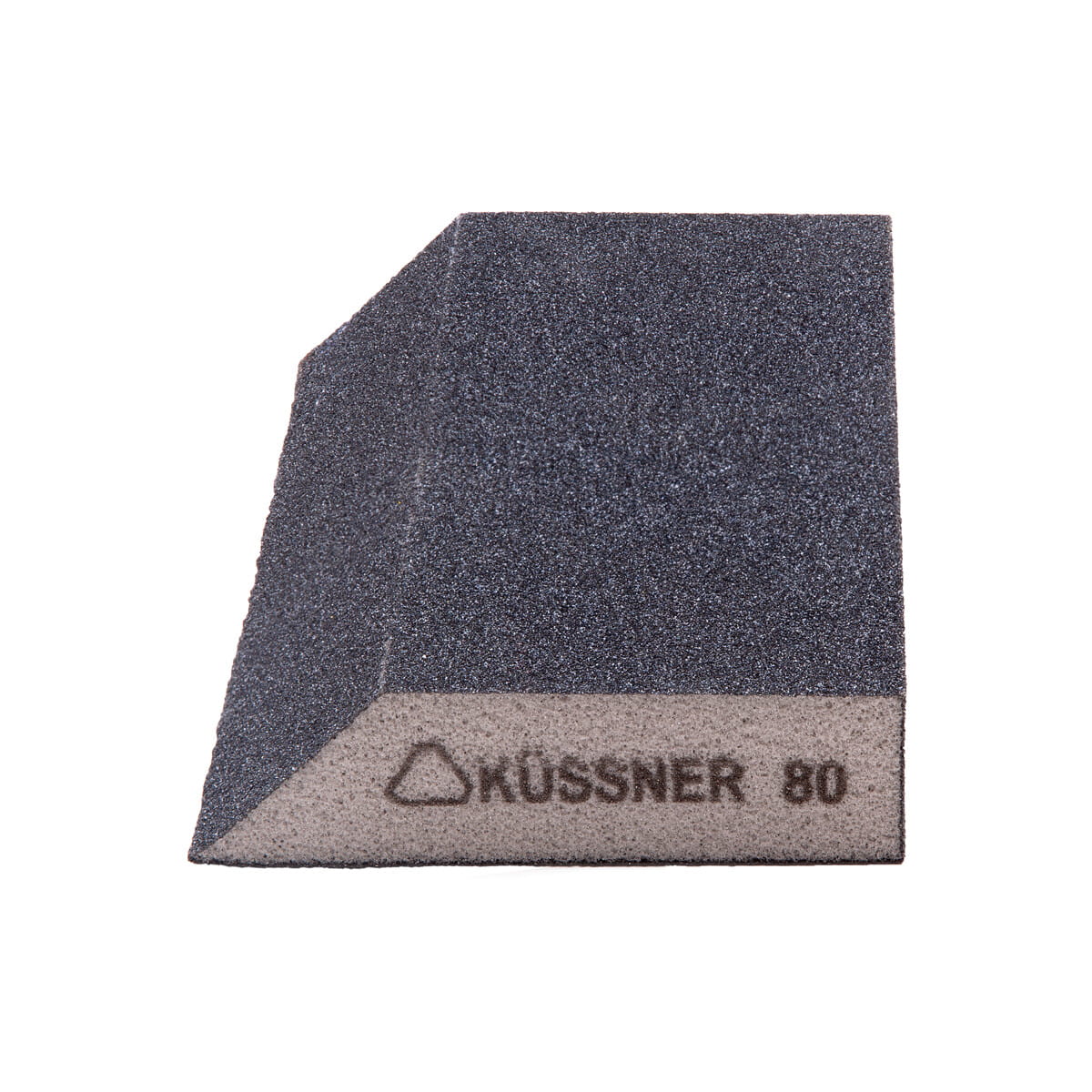Gąbka ścierna trapez Kussner P80 120x90x25mm